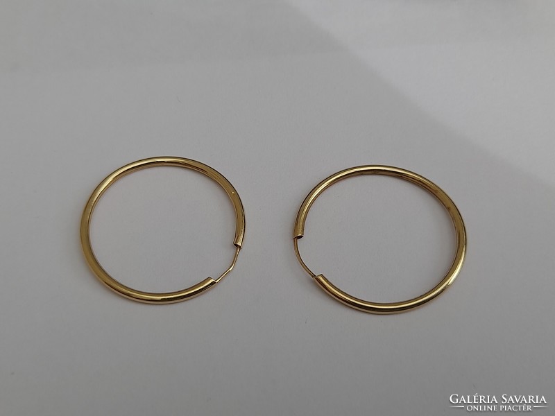14K gold hoop earrings