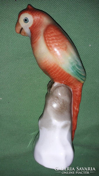 Antique, very beautiful Herend porcelain parrot 12 cm according to the pictures