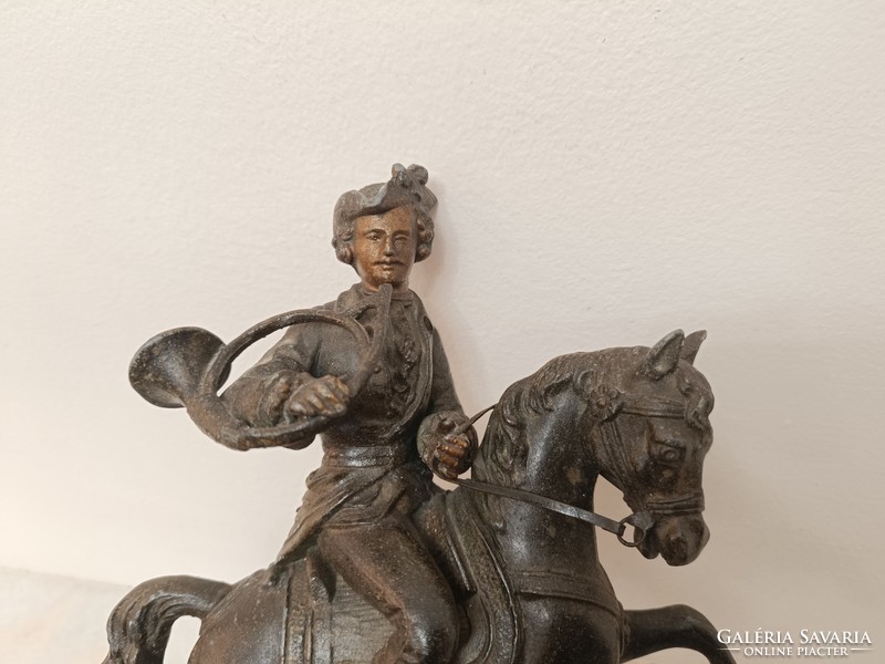 Antik spiáter reneszánsz lovas vadász szobor 215 8401