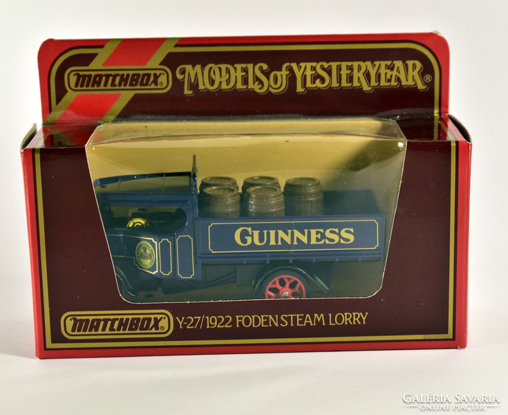 Guinness beer transporter 1922 truck! Tip-top matchbox in its original box from 1986!