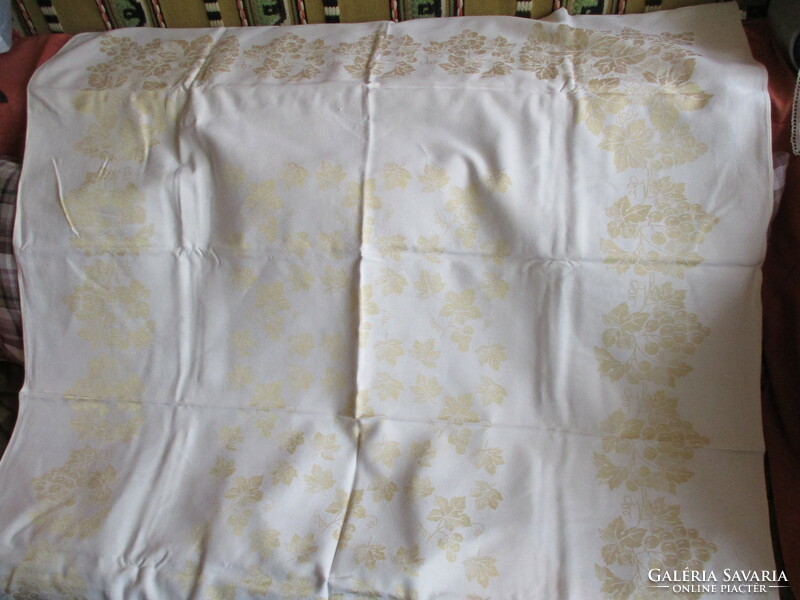 Old damask tablecloth