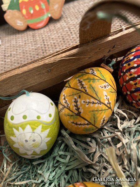 Kézzel, igényesen festett húsvéti (tyúk)tojások. Egyedi minden darab!