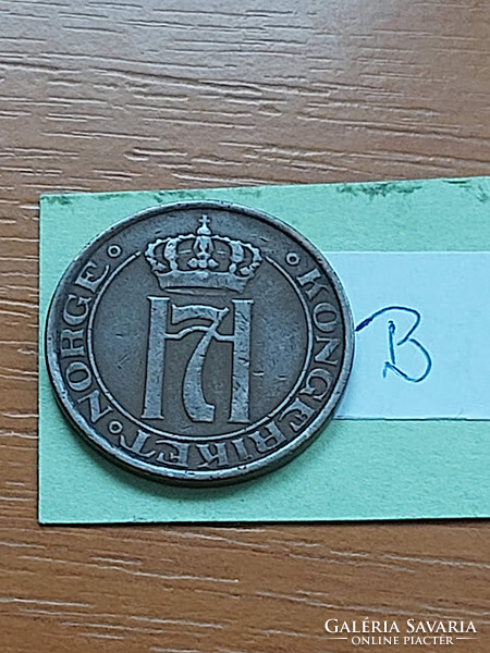 Norway 5 cents 1931 vii. Haakon, bronze #b