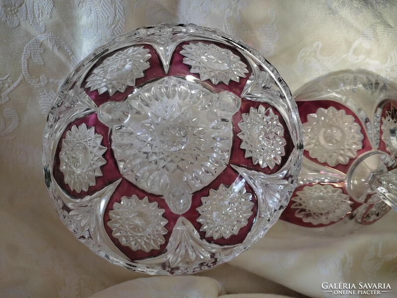 A wonderful crystal sugar bowl/bonbonnier