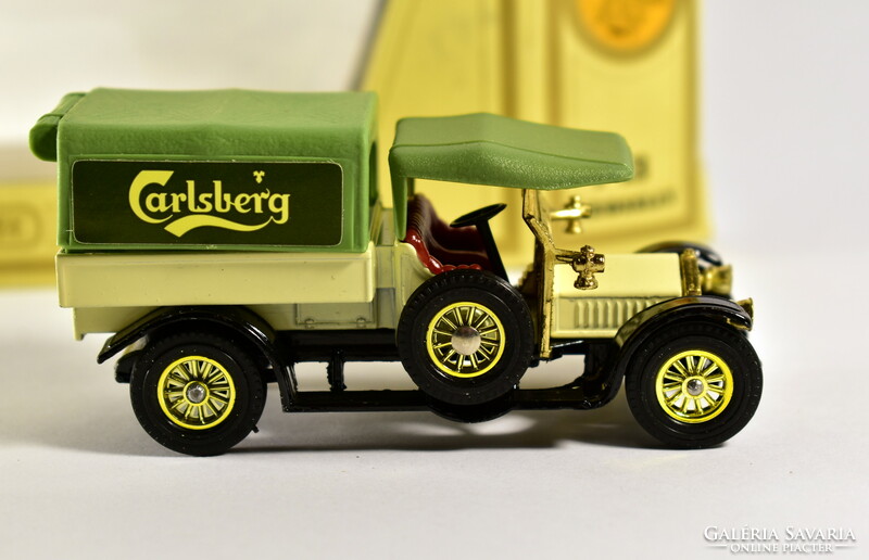 Carlberg beer 1918 truckload! Tip-top matchbox in original box from 1973