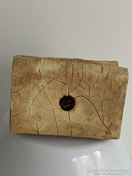 Bagoly-gyűjteményből régi bagoly figurás levélnehezék dísz 7 cm magas