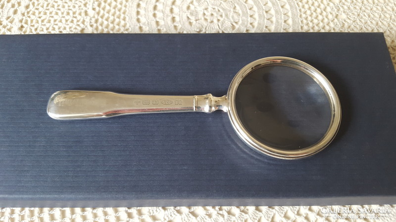 Vintage, royal mail in 925 silver magnifying box