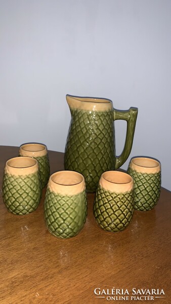 Retro jug and glass set