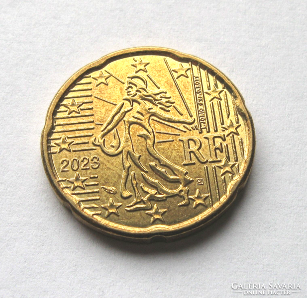 Franciaország - 20 Euro cent – 2023 – Magvető - Ritkaság!