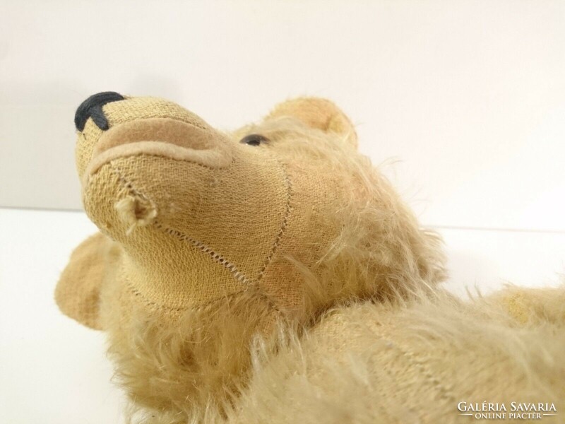 Eredeti antik német HERMANN teddy mackó az 1930-as évekből! Illeszett végtagok, Moher bunda