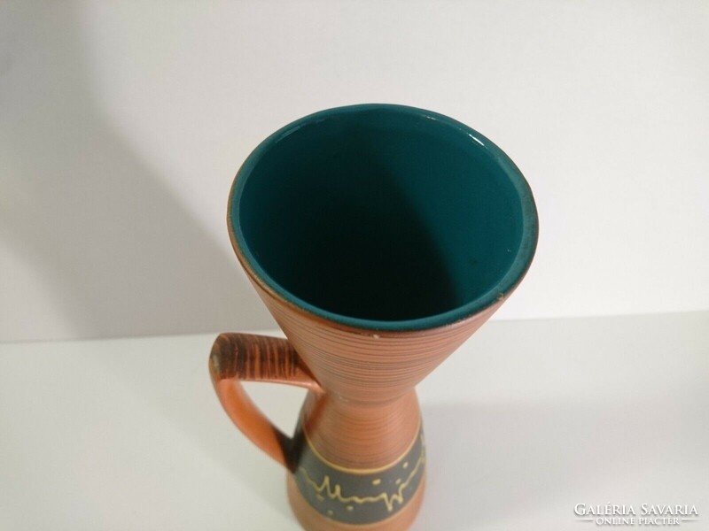 Vintage mid century modern ceramic vase made in Austria in the 1960s