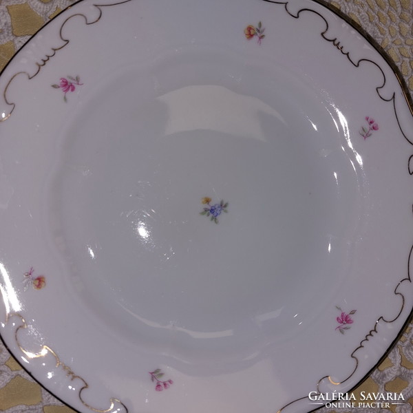 Zsolnay porcelain, popular cake plates with small flowers
