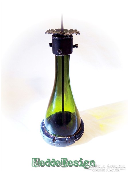 Meddedesign blackout rustic® bottle candle holder
