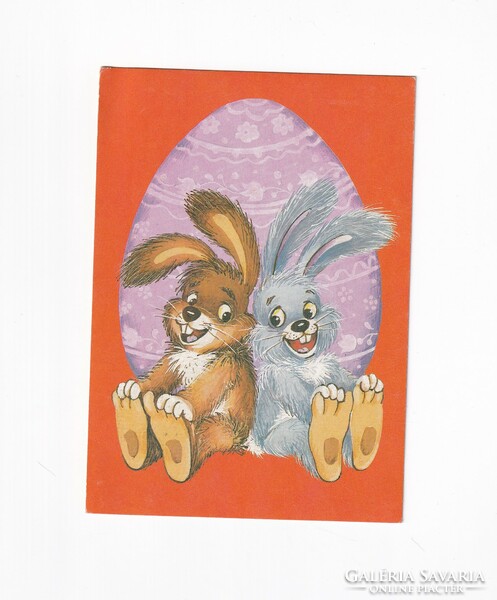 H:23 Easter greeting card in fine arts