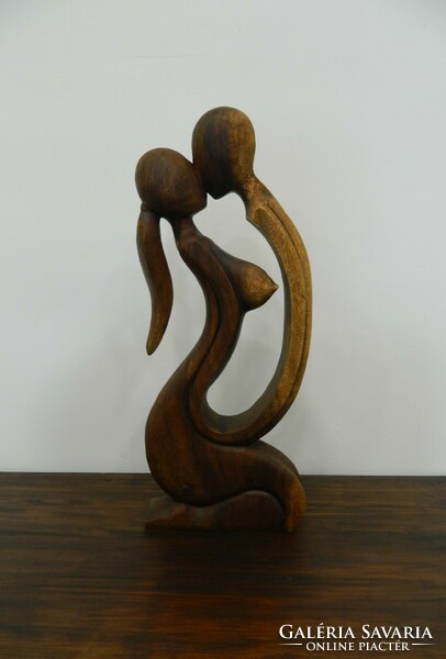 Erotic abstract wooden sculpture / ornament