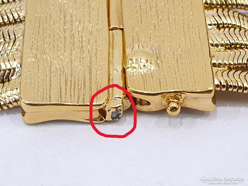 Givenchy 18kt gold-plated bracelet (faulty)