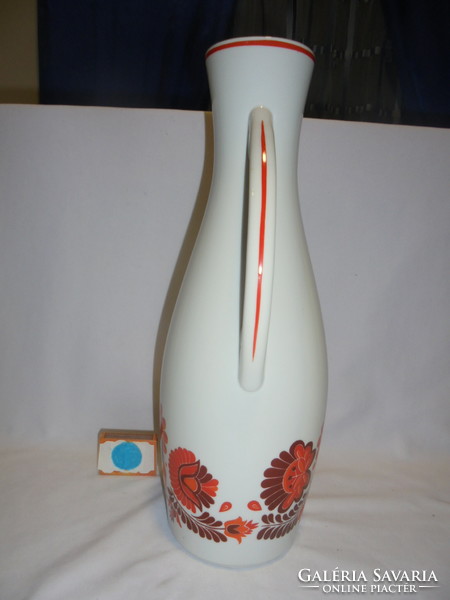 Old Hólloháza two-handled vase - 36 cm