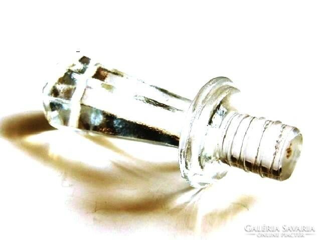 Polished diamond glitter crystal stopper, bottle ornament