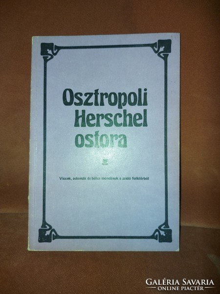 Osztropoli Herschel ostora, vicckönyv