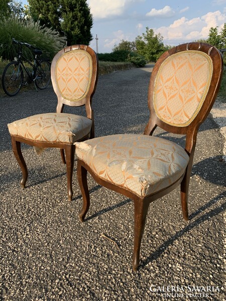 A pair of Viennese neobaroque chairs