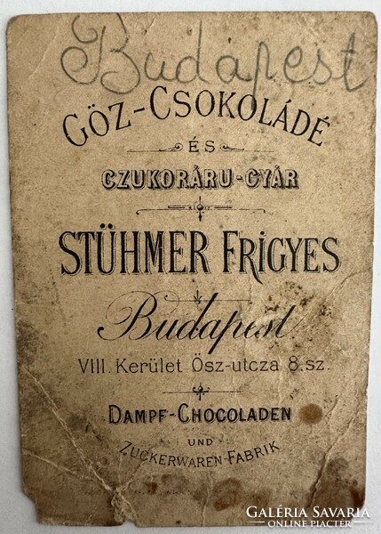 Fréderich Stühmer Budapest chocolate cake 1880-1890