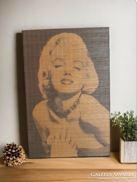 Retro bambusz képek Marilyn Monroe-ról