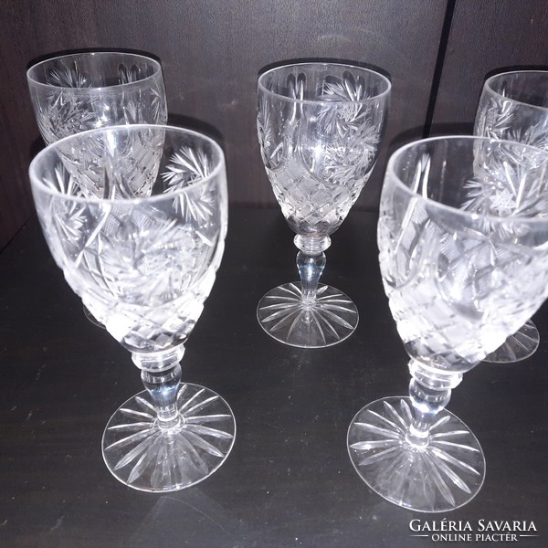 Liqueur crystal glass set 6 pcs