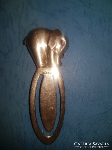 Silver elephant money clip