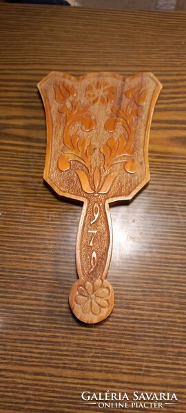 Carved wood ornament