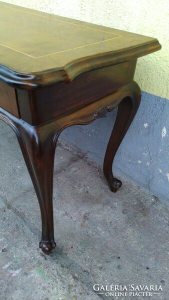 Console table in baroque style with 2 drawers