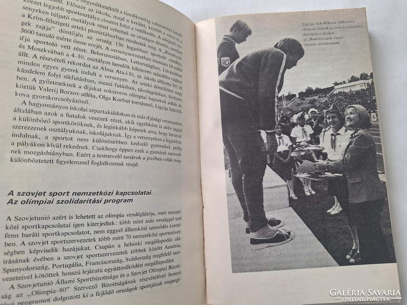 Olimpia Moszkvában  1980 könyv