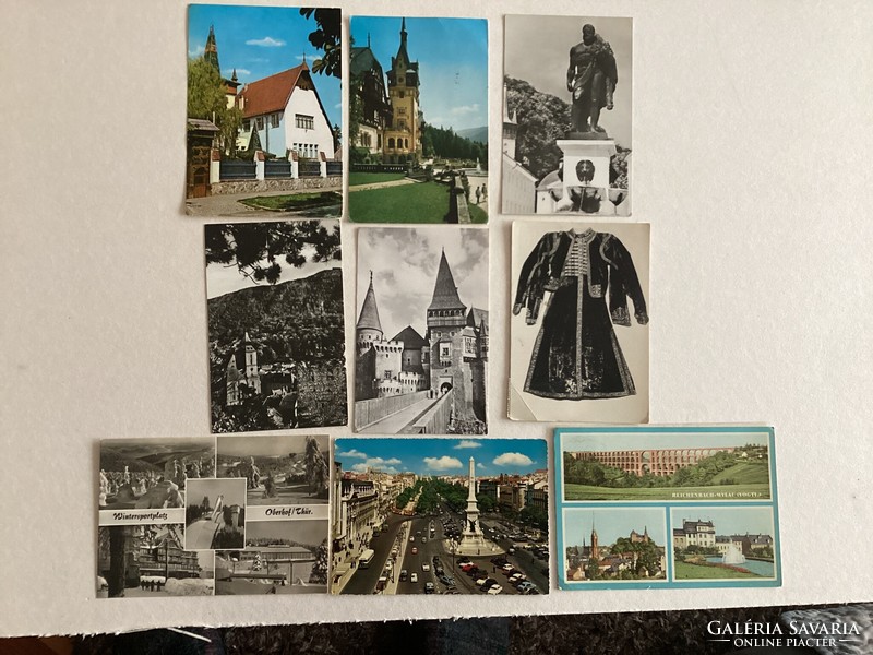 9 postcards. (Q).