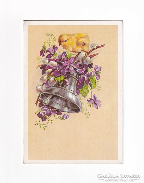 H:24 Easter greeting card in fine arts