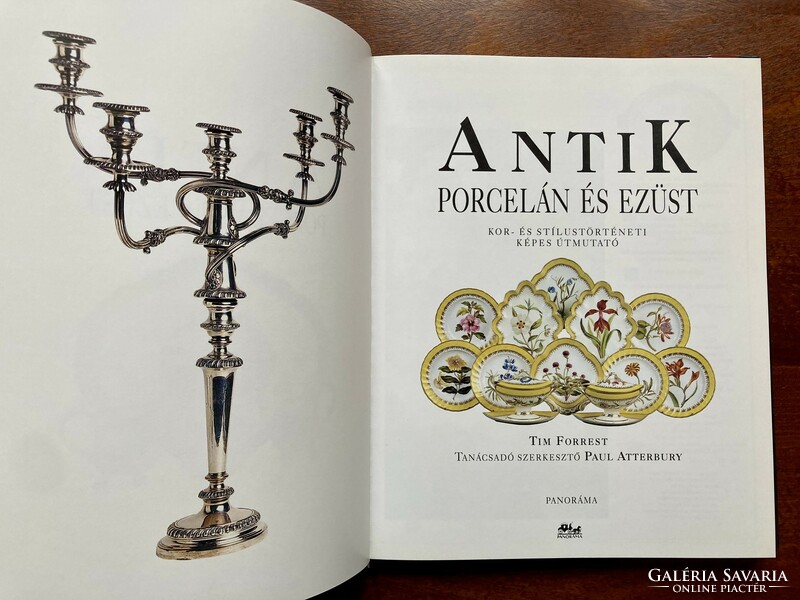 Antique porcelain and silver - age and style history art album