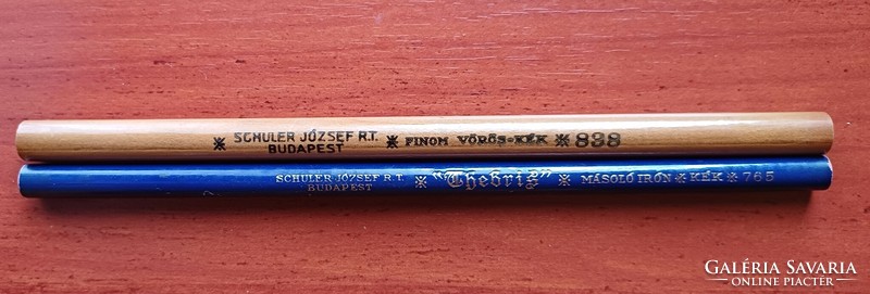 2 colored pencils: józsef schuler r.T.