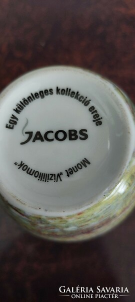 Jacobs " Egy különleges kollekció ereje " Monet Vizililiomok  porcelán bögre, csésze,pohár