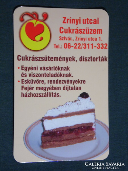 Card Calendar, Zrínyi Street Patisserie, Székesfehérvár, 2008, (6)