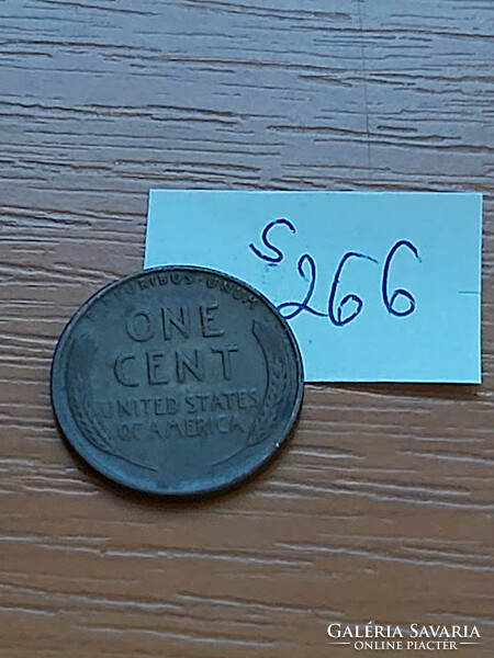 USA 1 CENT 1946  D Verdejel "D" - Denver, Kalászos penny, Lincoln,  Sárgaréz  S266