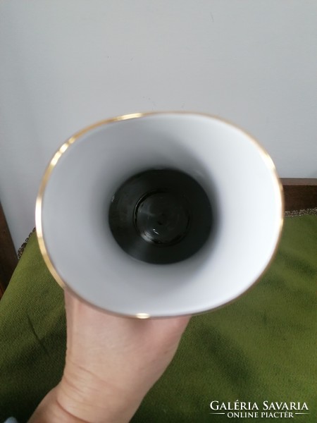 Hollóházi Dáliás váza 31 cm