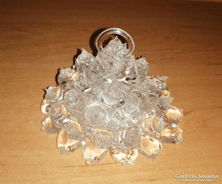 Specially shaped glass table decoration, letter weight
