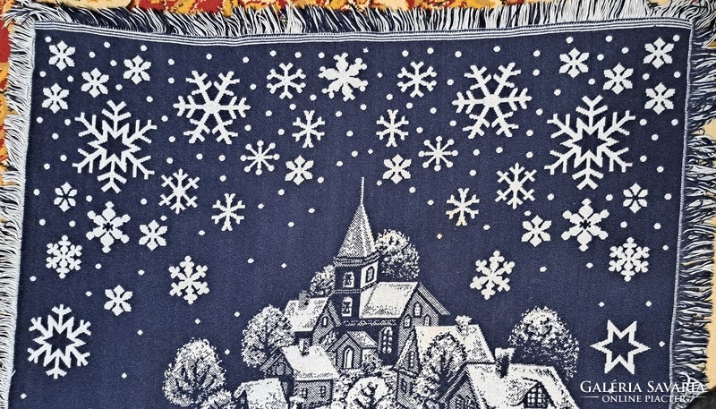 Winter landscape tapestry, tablecloth (l4501)