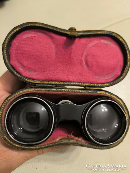 Antique binoculars, theater binoculars, rare, Hungarian manufacturer, Calderoni and Co., Budapest