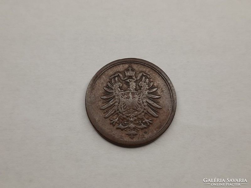 German Empire 1 Pfennig 1885 e (430,000 Pieces) rr!