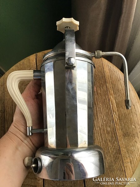Old Italian Alexandria electric coffee maker without cord (decoration)