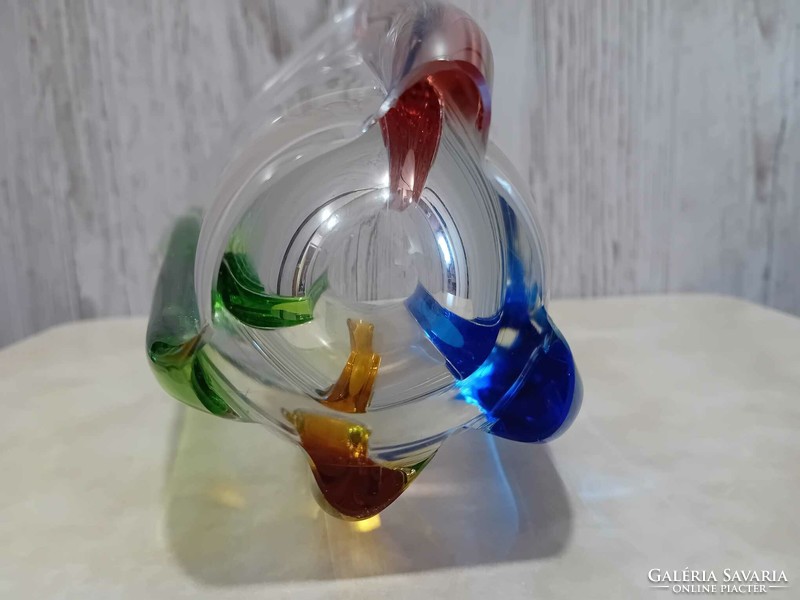 Frantisek Zemek Rapsody csehszlovák művészi üveg váza