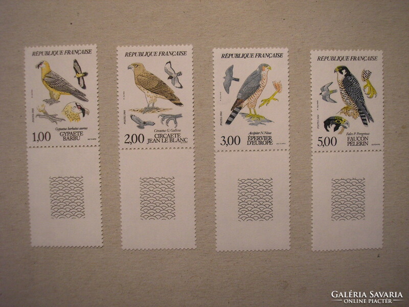 Franciaország-Fauna, Ragadozó madarak 1984