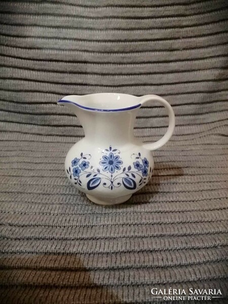 Seltmann Weiden Bavaria porcelán kék virág mintás tej kiöntő ( (A9-2)