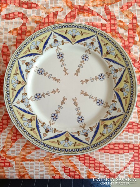 Zsolnay Perzsa mintás lapos tányér