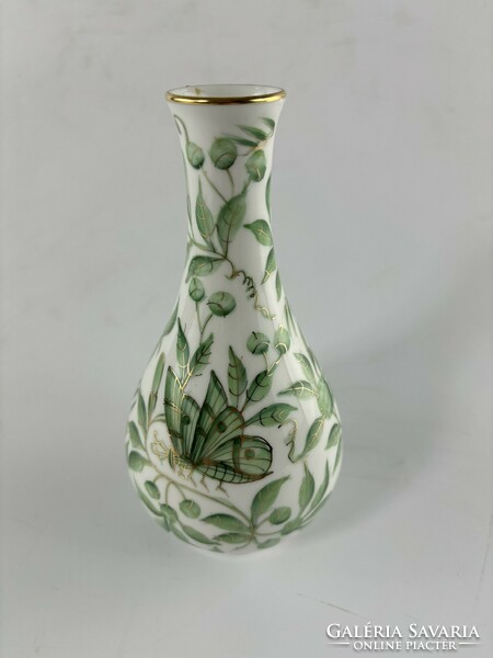 Herend zova vase with butterfly