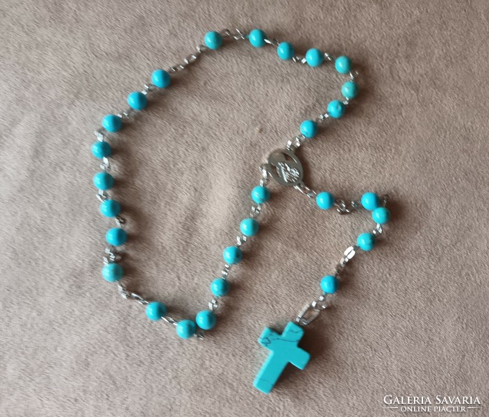 Rosary made of Turkenite mineral